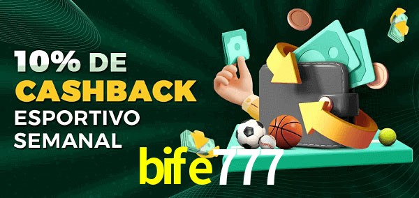 10% de bônus de cashback na bife777